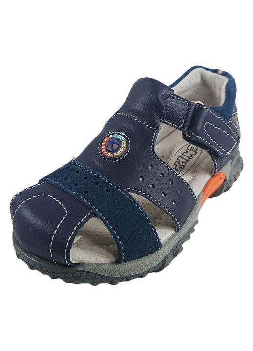 Детски сандал Chippo Kids 10323, 25-30, Естествена кожа, Тъмносин