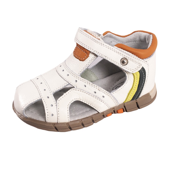 Детски сандали Chippo Baby 623792, 20-25, Естествена кожа, Бял
