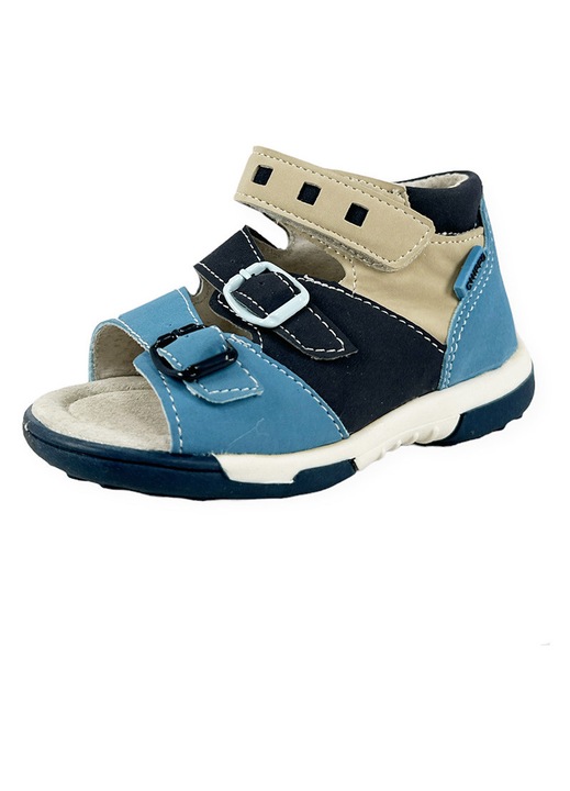 Детски сандал Chippo Kids 09660, 23-28, Естествена кожа, Светлосин