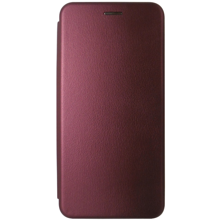 Husa tip carte cu stand Elegance rosu burgund pentru Huawei P Smart Z (2019), Honor 9X, Y9 Prime 2019
