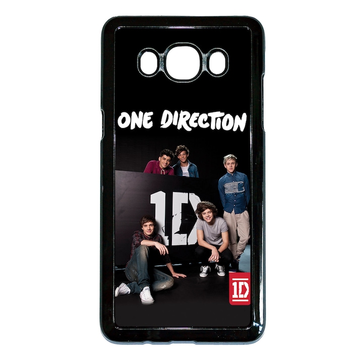 1D, azaz One Direction - Samsung Galaxy J5 2016 tok, fekete kerettel műanyag