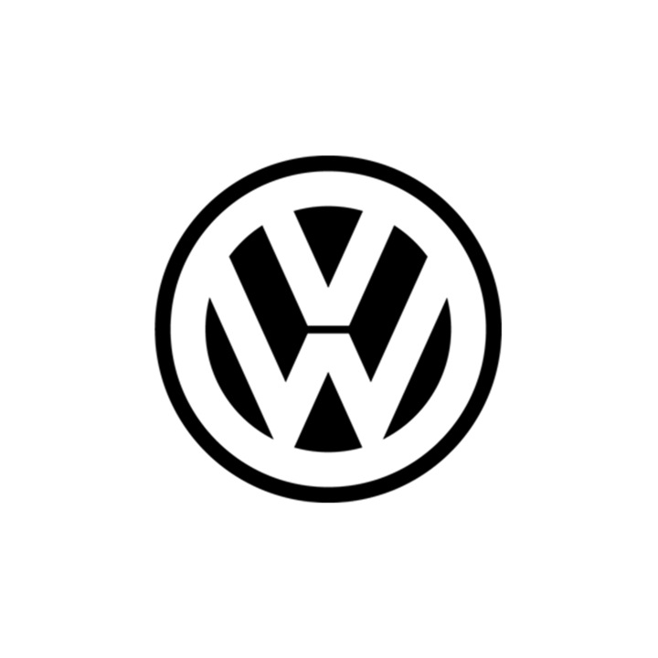 Sticker auto Vw Logo, 15 cm
