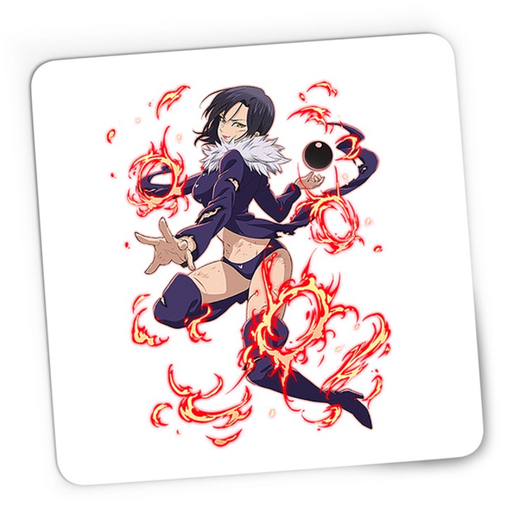 Mousepad Gaming The Seven Deadly Sins Deredere Fire Jump Manga, 21x19 см