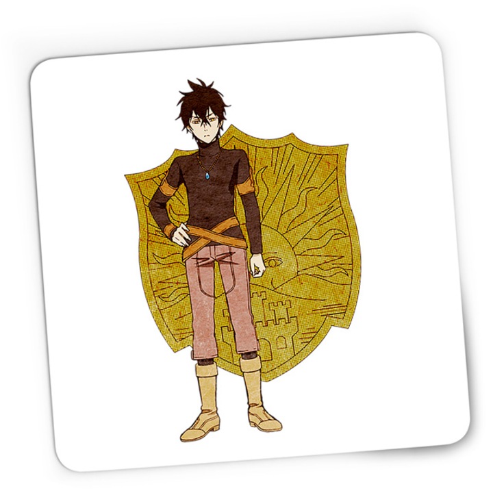 Mousepad Gaming Black Clover Yuno Kingdom Spells Otaku Cosplay, 21x19 см