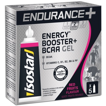 Gel energizant Isostar Endurance + BCAA, 5 x 20 g Gel energizant Isostar Endurance + BCAA, 5 x 20 g