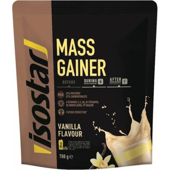 Хранителна добавка Isostar Powerplay Mass gainer, Ванилия, 950 гр
