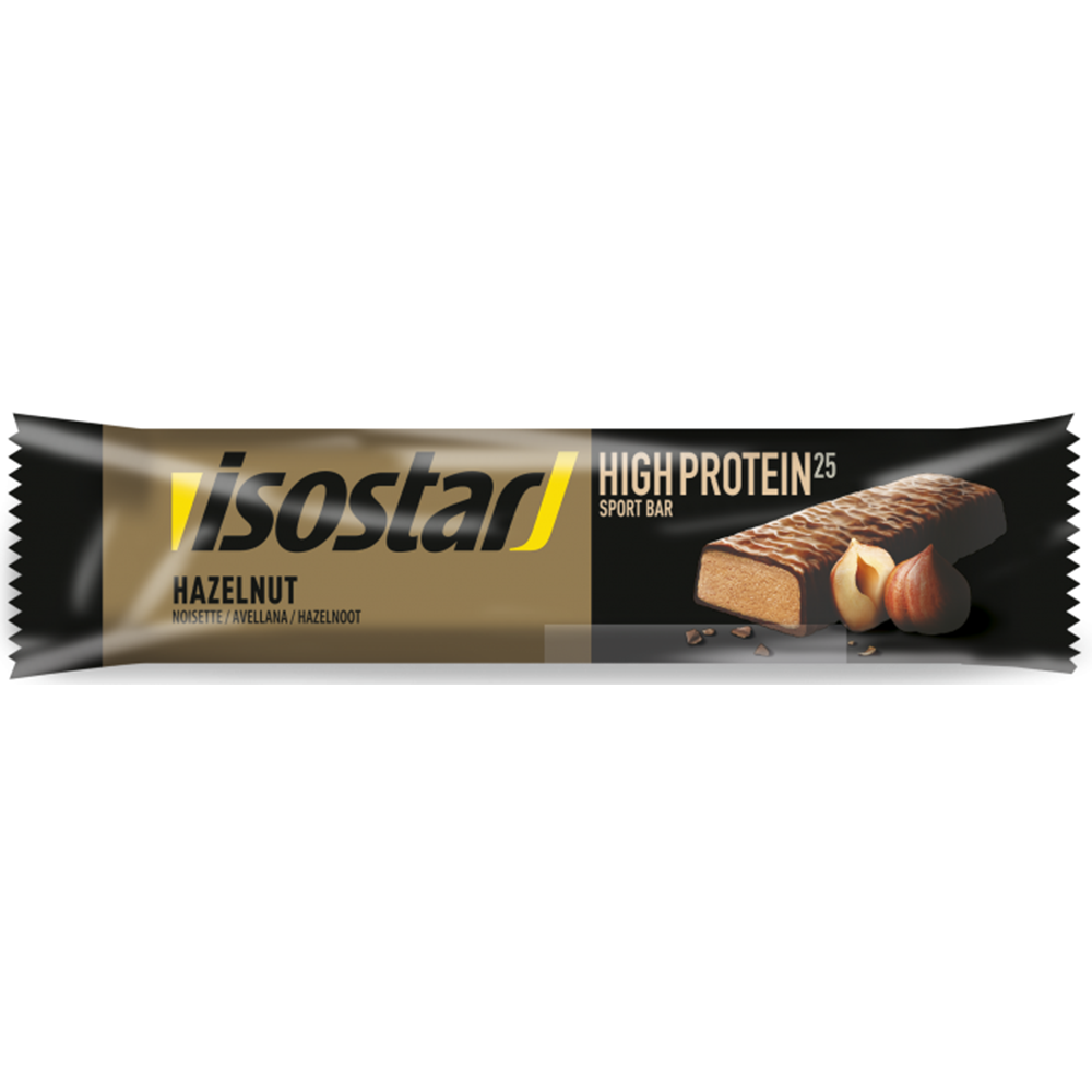 Baton energizant Isostar High Protein, Alune, 35 g