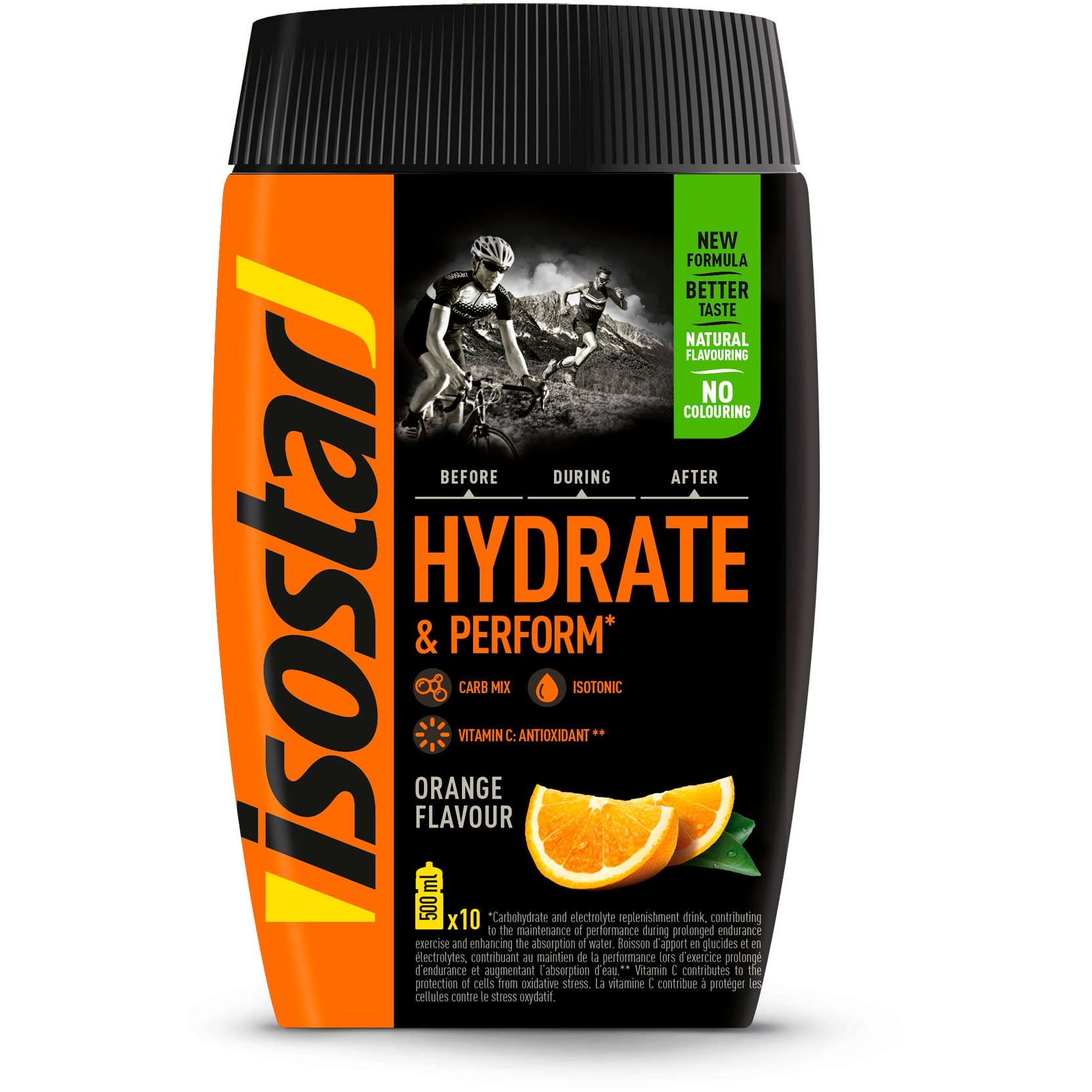 Pudra izotonica Hydrate & Perform, Orange, 400g