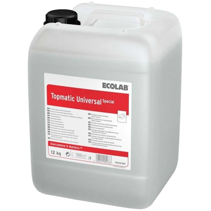 Detergent universal pentru masina de spalat vase, Ecolab Topmatic Universal Special, 12 kg