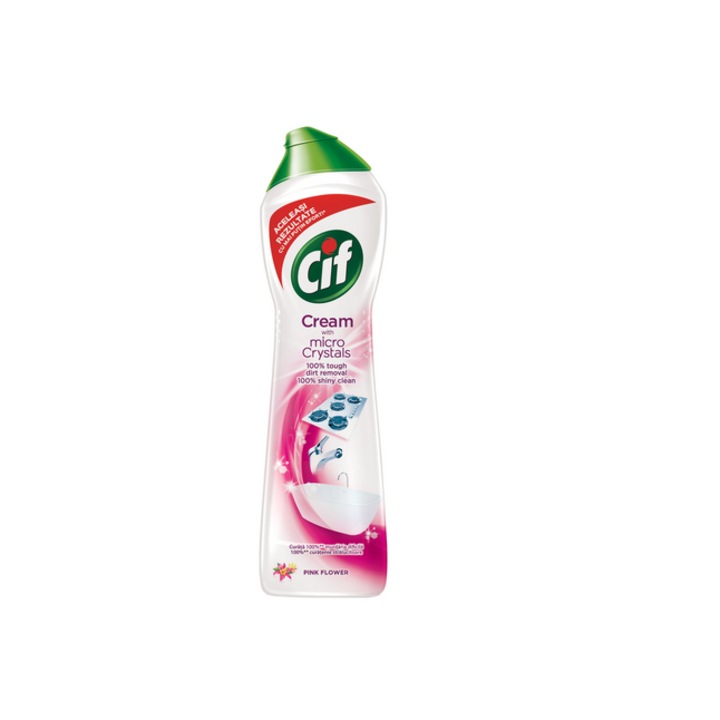 Cif Cream Pink Flower, solutie pentru suprafete, 500ml