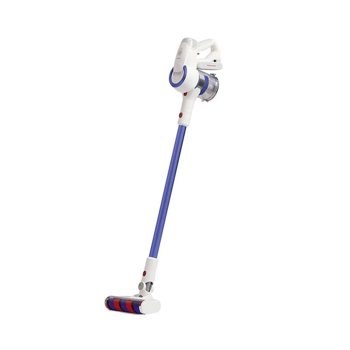 Безжична вертикална прахосмукачка JIMMY JV53 Lite, 425 W, Синьо-бяла
