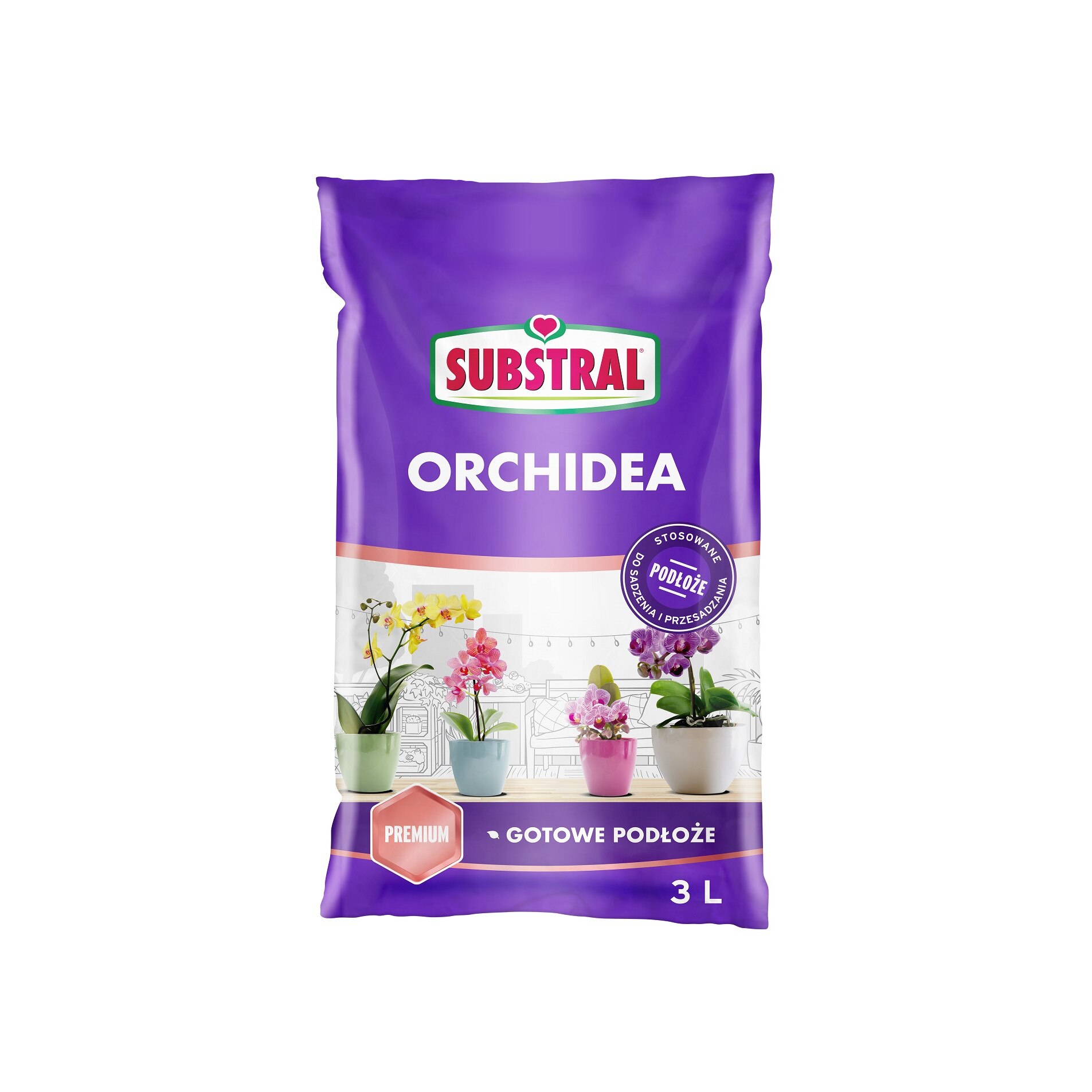 Субстрат Substral за орхидеи, 3 л - eMAG.bg