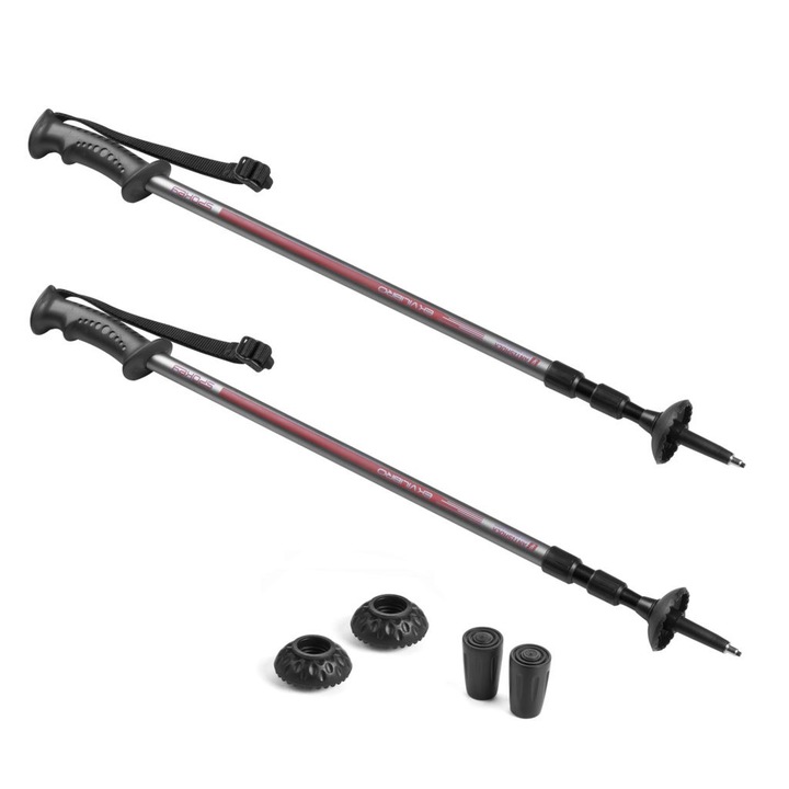 Телескопични трекинг щеки Spokey Eqvilibro, 3 сегмента, 105-135 см