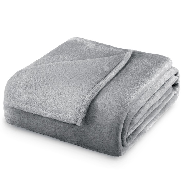 Одеяло, 150x200 см, сребристо