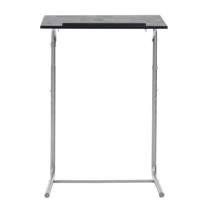 Masa pentru laptop Cali, negru + gri, 53 x 40 x 89 cm, 1C