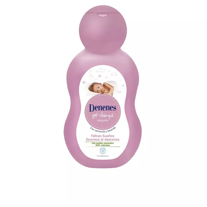 Шампоан и душ гел с екстракт от лайка и лавандула, Denenes, Felices Suenos, Детски, 500 ml
