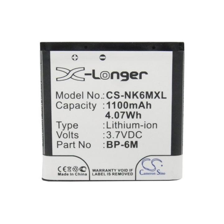 Cameron sino li-ion akku (3,7v / 1100 mah, mobiado bp-6m-s kompatibilis), CS-NK6MXL, gyártói csomagolás