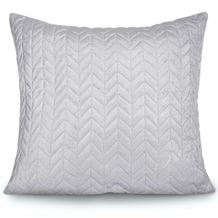 Karo Párnahuzat 45x45 cm, Moxie szürke velúr