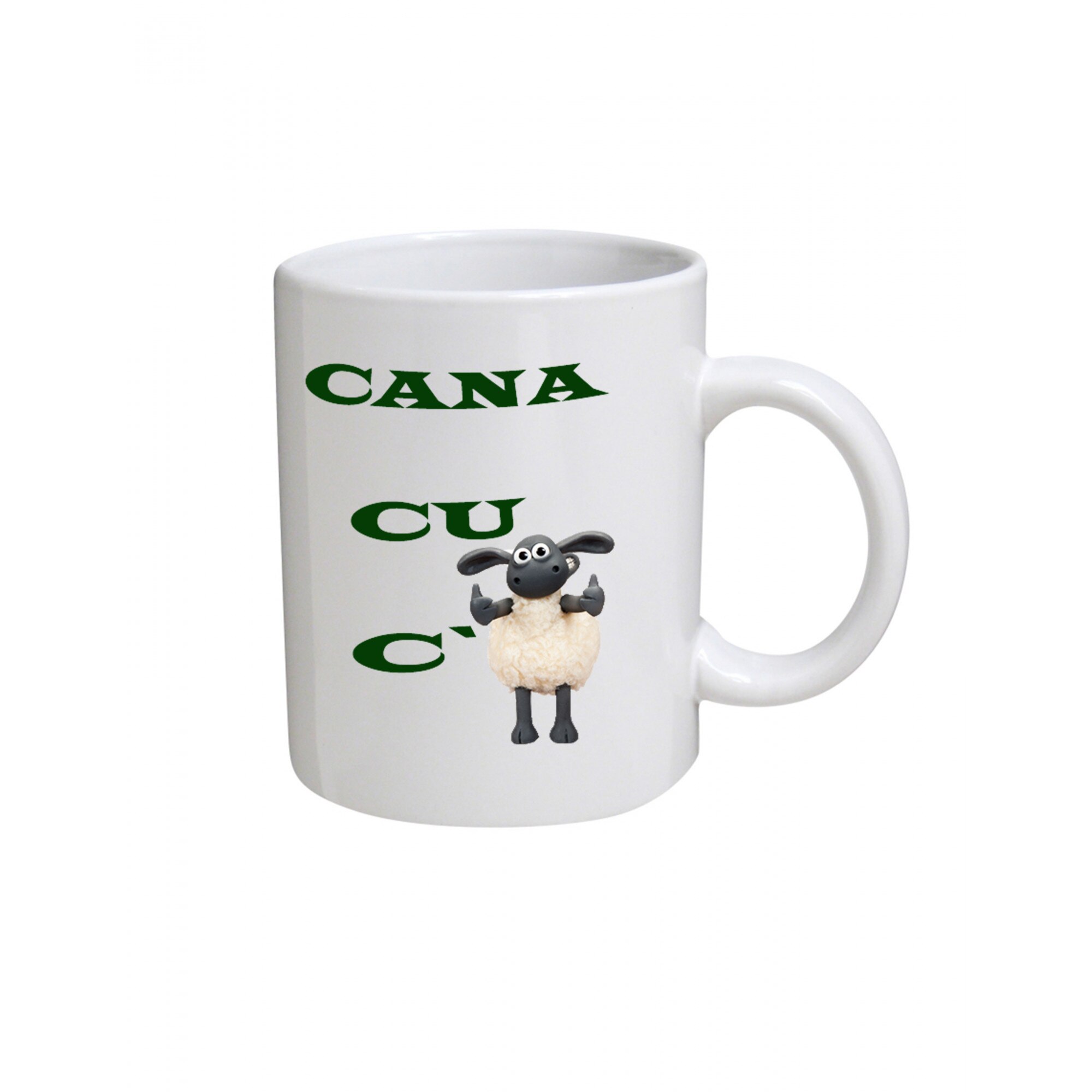 Cana personalizata cu mesaj 