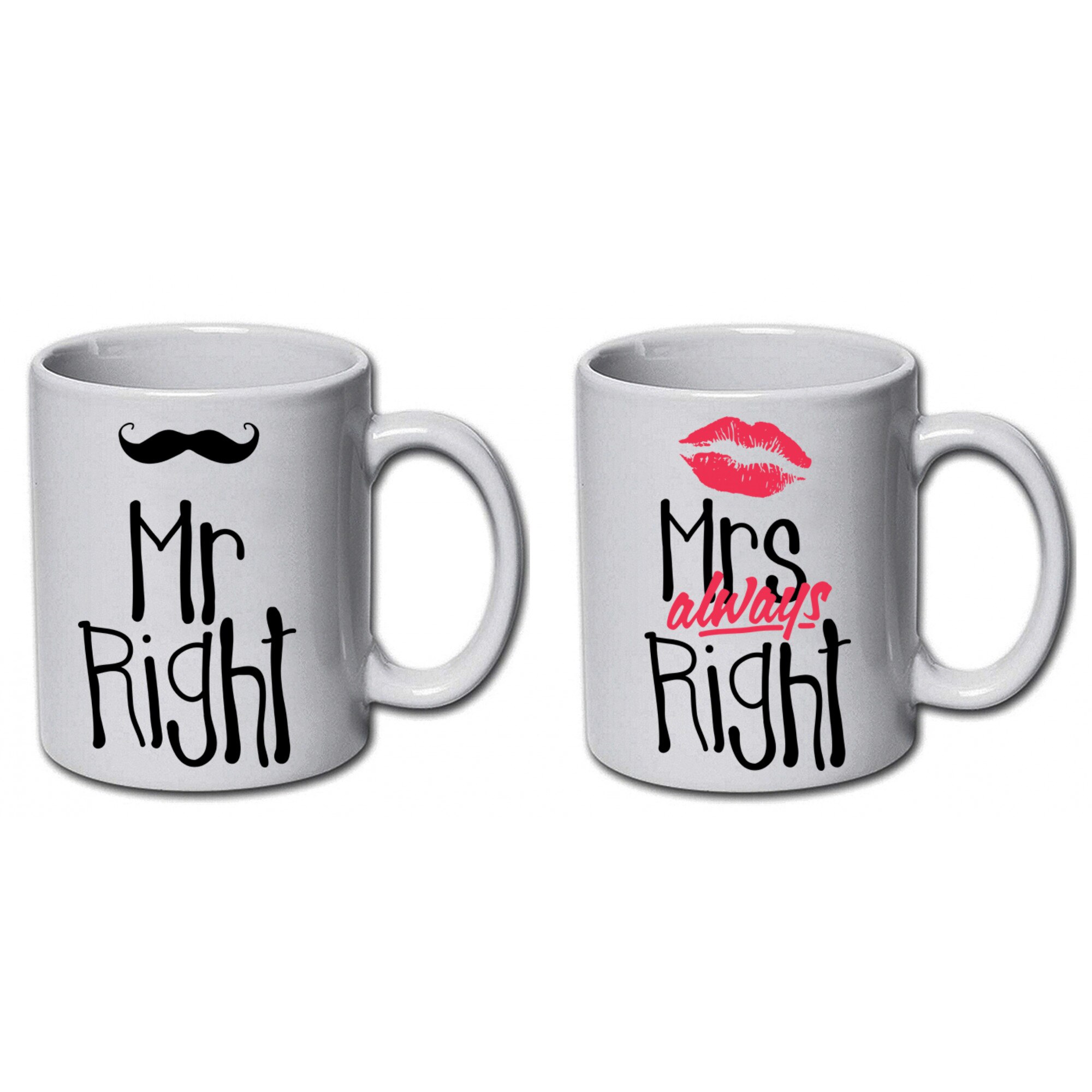 Set cani personalizate cu mesaj 
