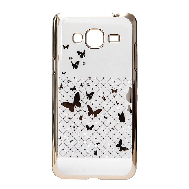 Capac protectie spate, Cellara, colectia fluturi, pentru Samsung Galaxy J3 2016