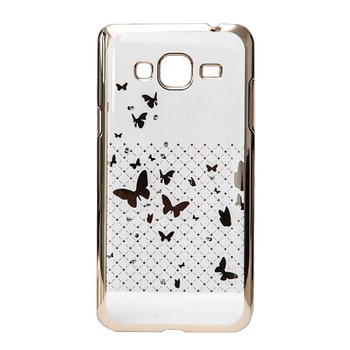 Capac protectie spate, Cellara, colectia fluturi, pentru Samsung Galaxy J3 2016 Capac protectie spate, Cellara, colectia fluturi, pentru Samsung Galaxy J3 2016