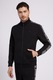 Guess, Bluza cu fermoar, pentru antrenament, Negru, XL