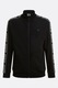 Guess, Bluza cu fermoar, pentru antrenament, Negru, XL