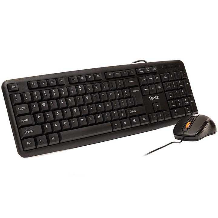 Kit tastatura si mouse USB Spacer SPDS-S6201
