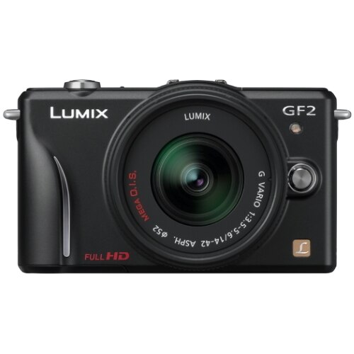 Panasonic DMC-GF2, 12.1MP, Black + Obiectiv 14-42mm, Black - eMAG.ro