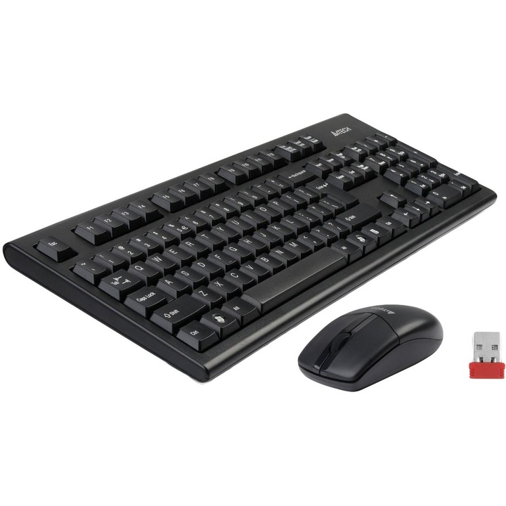 Kit A4tech 3100N tastatura GK-85 + mouse G3-220N, Wireless, USB