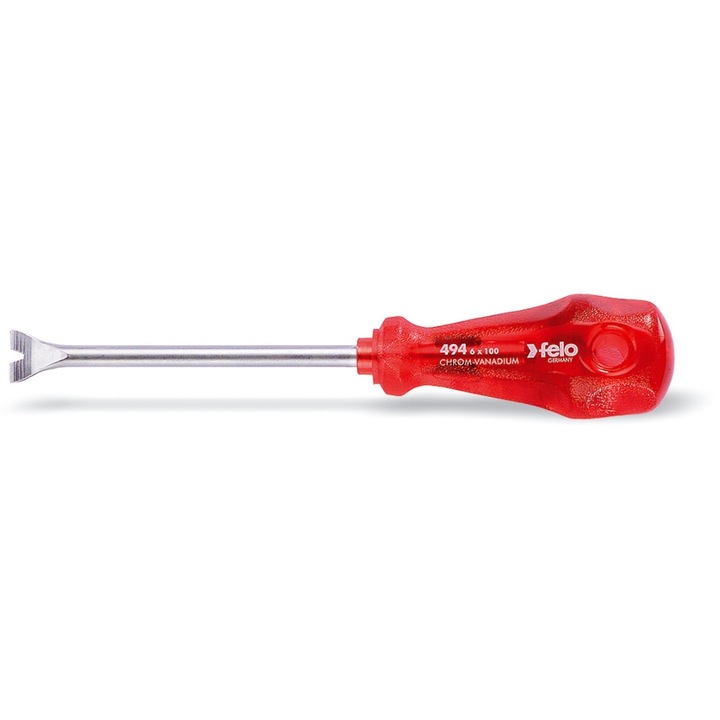 Unealta pentru scoaterea cuielor mici din covoare, tapiterie sau mobilier, lungimea tijei de 100mm, Felo 49400330