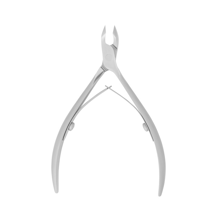 Cleste pentru cuticule, Staleks, Otel, 100 x 5 mm, Argintiu