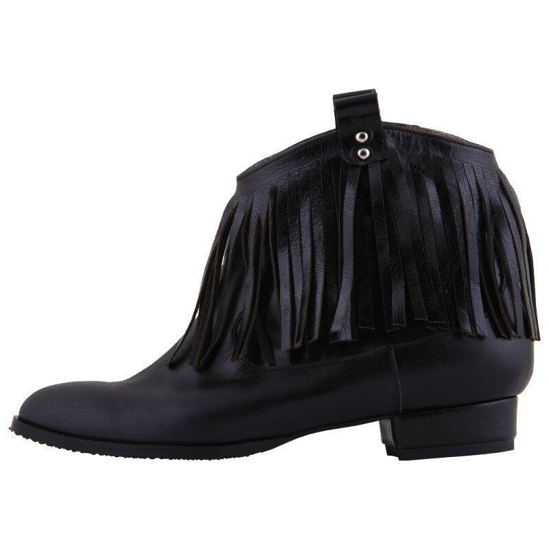 Ghete Negru de dama Hotstepper Western Black West, Negru
