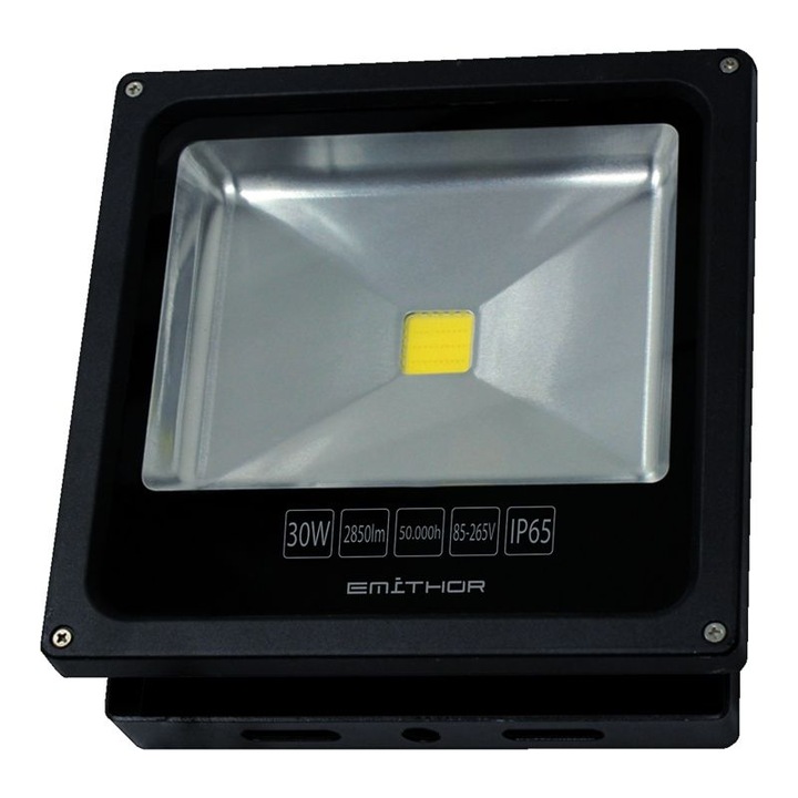 Proiector LED, 30 W, Negru