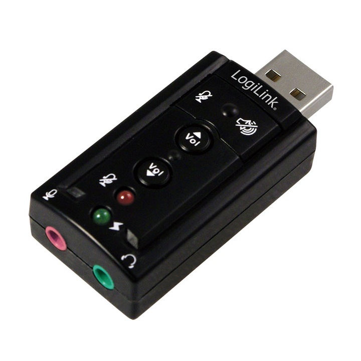 Placa de sunet LogiLink UA0078, 7.1, USB
