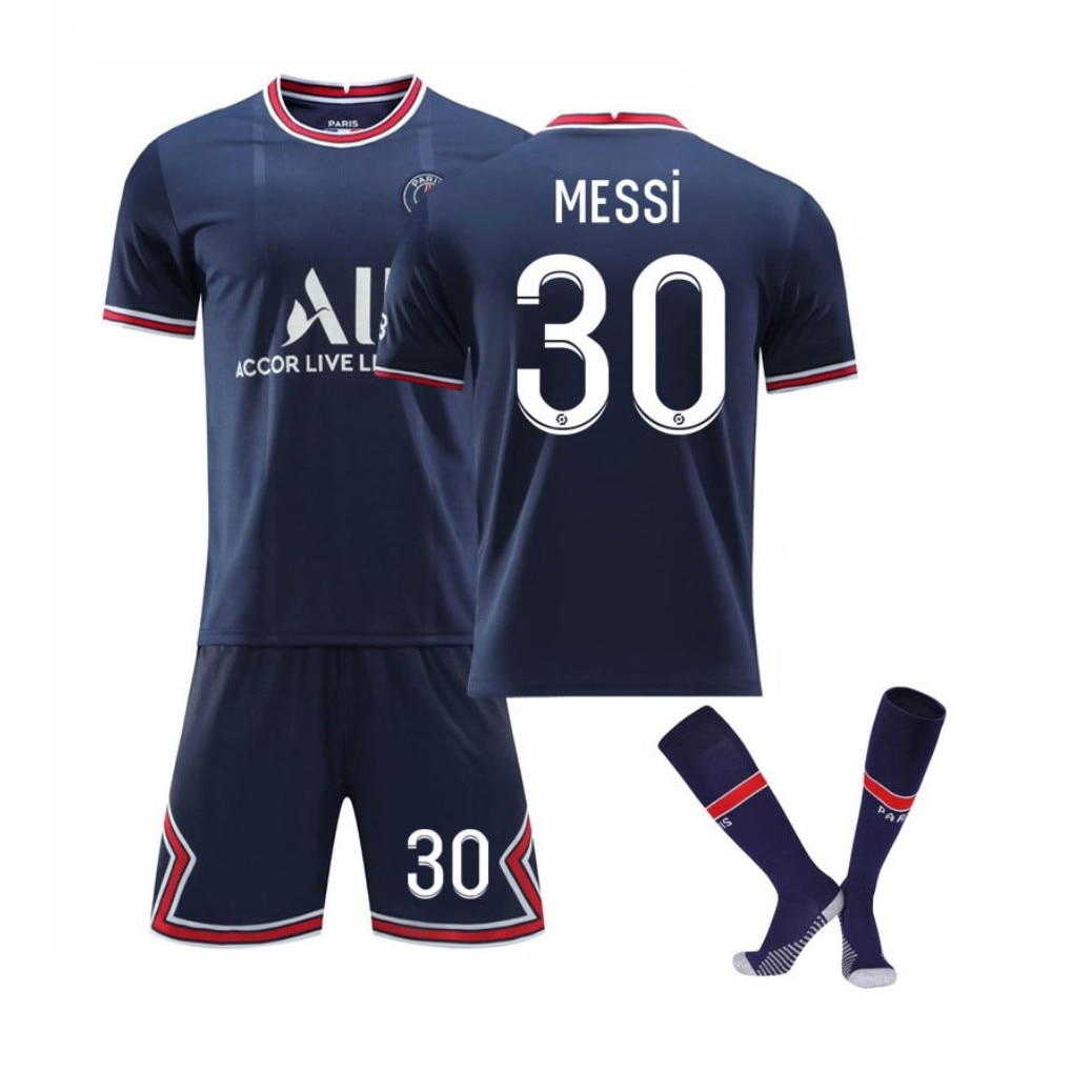 Egoism precocious hack Echipament sportiv Messi 2021/2022, Poliester, 11-14 ani, 150-160 cm,  Albastru - eMAG.ro