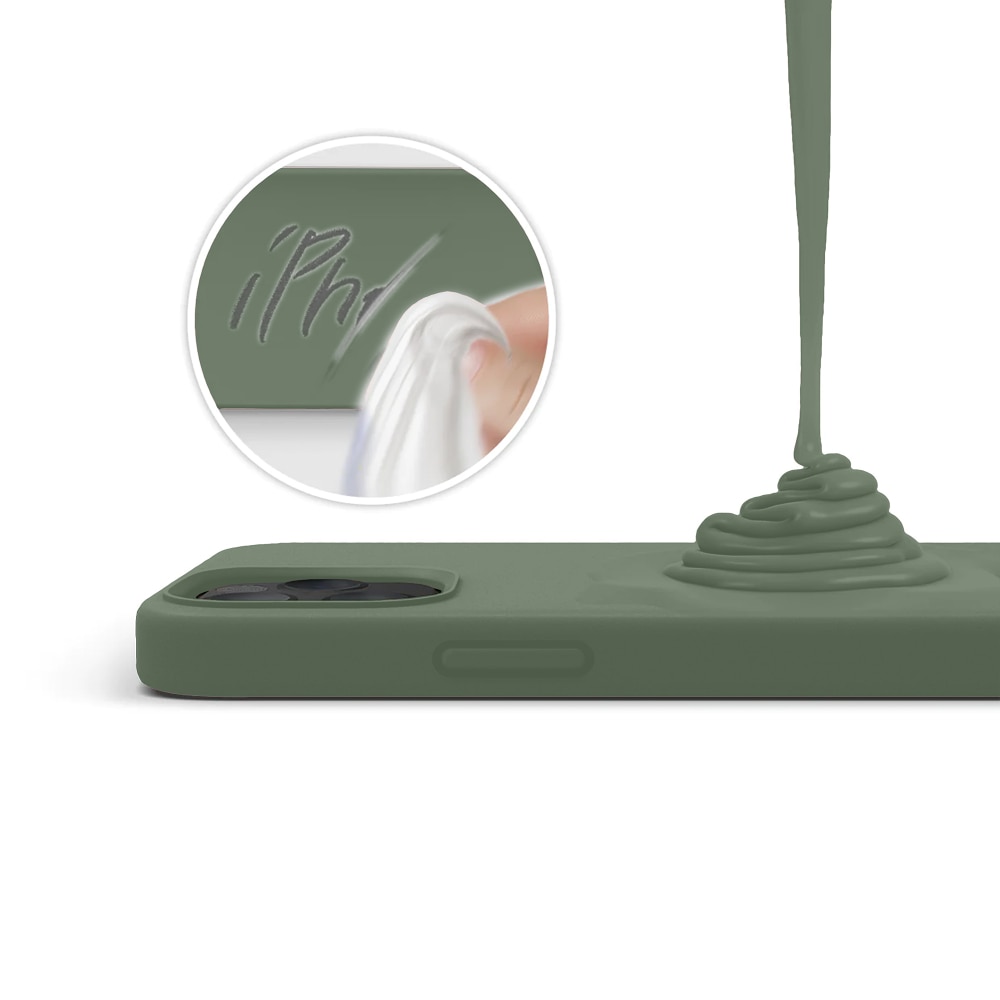 Husa CASEY STUDIOS™ compatibila cu iPhone 12 Pro Max, Soft Silicone Premium, Microfibra in Interior, Webster Green, de Protectie, Ultra Slim, pentru Incarcare Wireless, Margini Ridicate de Protectia Ecranului si a Camerelor