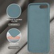 Husa CASEY STUDIOS™ compatibila cu iPhone 7 Plus / 8 Plus, Soft Silicone Premium, Microfibra in Interior, Midnight Blue, de Protectie, Ultra Slim, pentru Incarcare Wireless, Margini Ridicate de Protectia Ecranului si a Camerelor