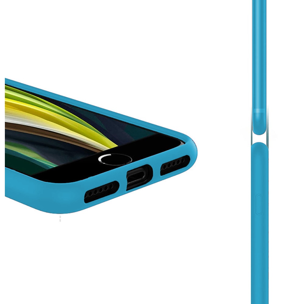 Husa CASEY STUDIOS™ pentru Apple iPhone XR, Soft Silicone Premium, Microfibra in Interior, Cadet Blue, de Protectie, Ultra Slim, pentru Incarcare Wireless, Margini Ridicate pentru Protectia Ecranului si a Camerelor