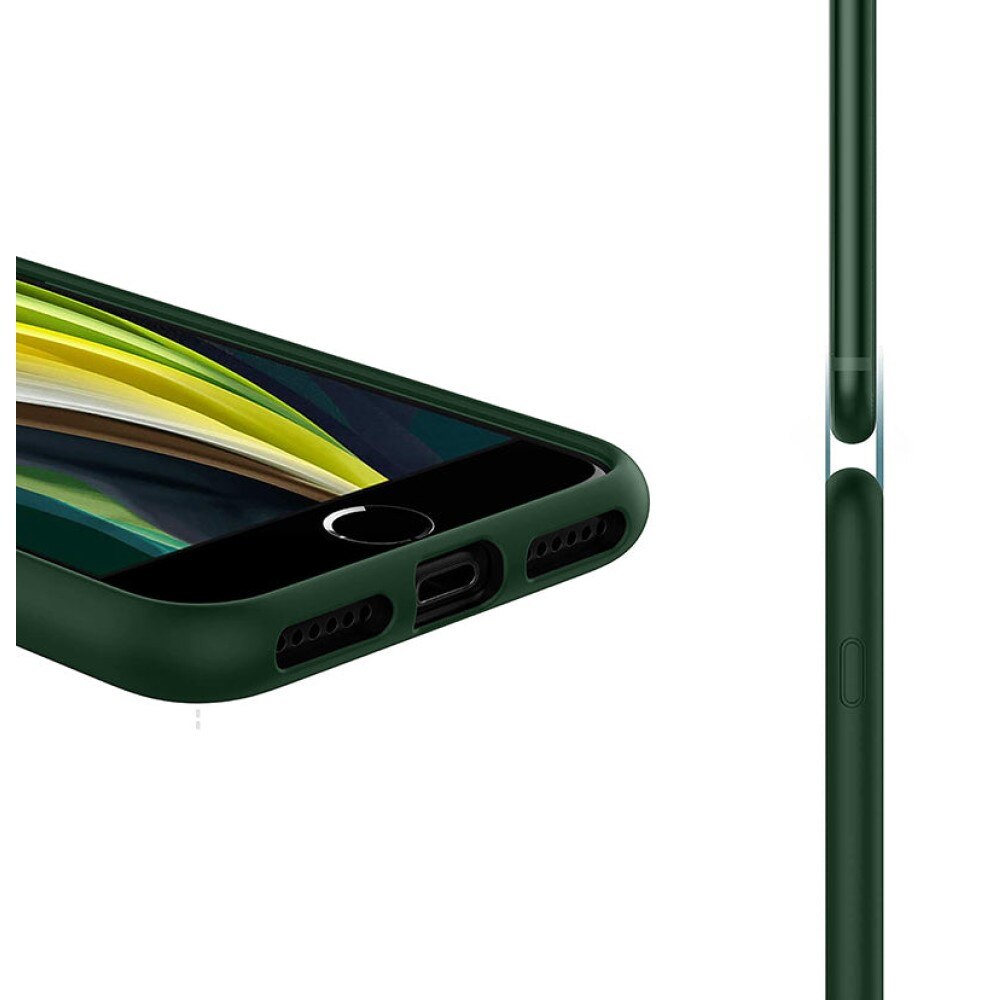 Husa CASEY STUDIOS™ pentru Apple iPhone XS Max, Soft Silicone Premium, Microfibra in Interior, Webster Green, de Protectie, Ultra Slim, pentru Incarcare Wireless, Margini Ridicate pentru Protectia Ecranului si a Camerelor