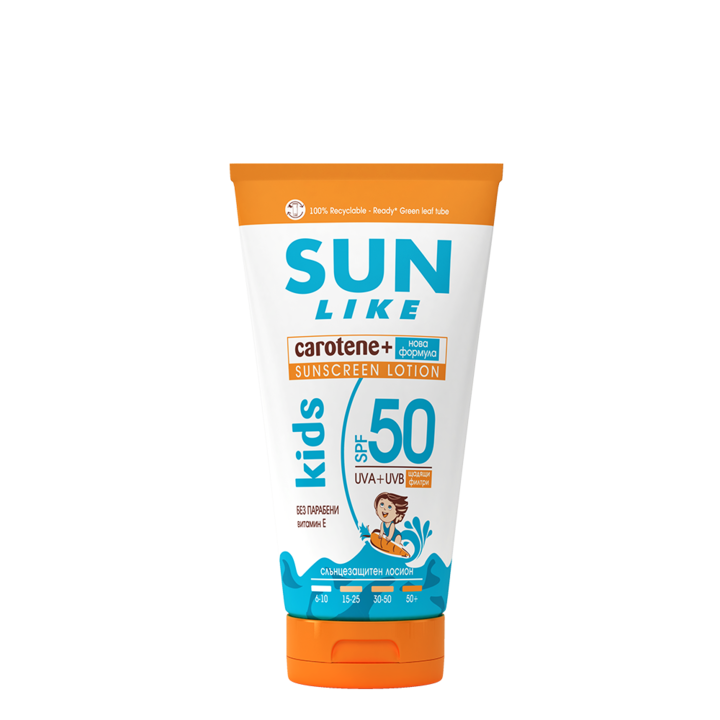 Lotiune de protectie solara pentru copii, Sun Like, SPF 50, 150 ml