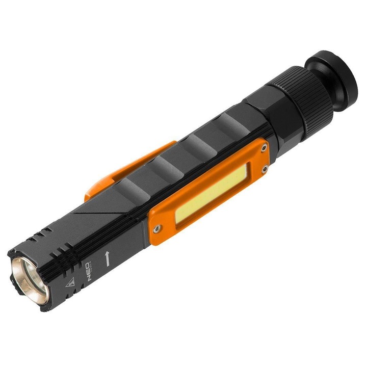 Фенер, LED CREE+COB, 3 W, 300 lm, USB, NEO