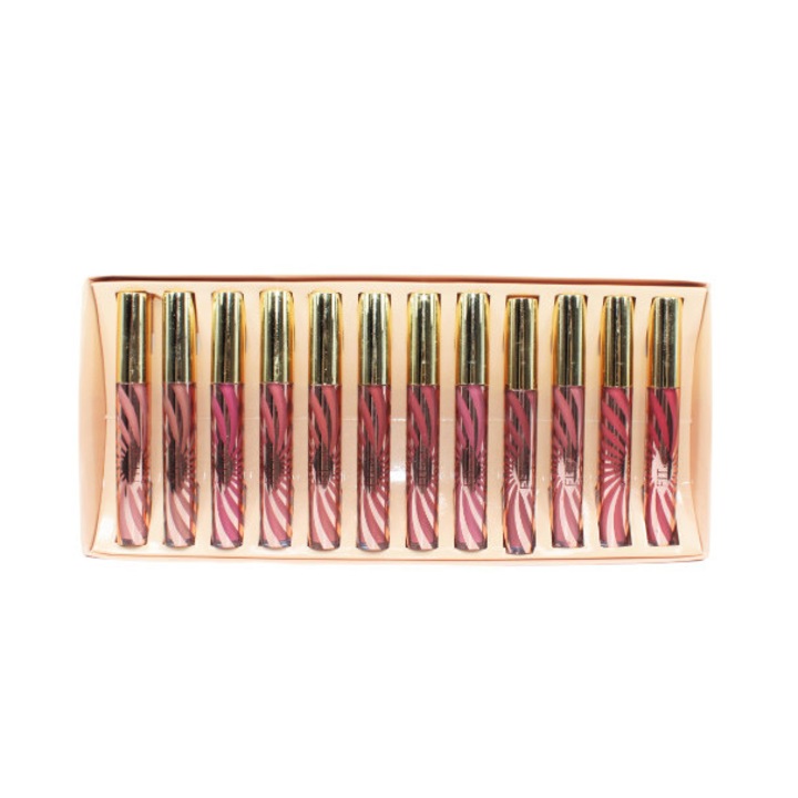 Комплект от 12 червила, грим, Fit We, дълготраен, течен