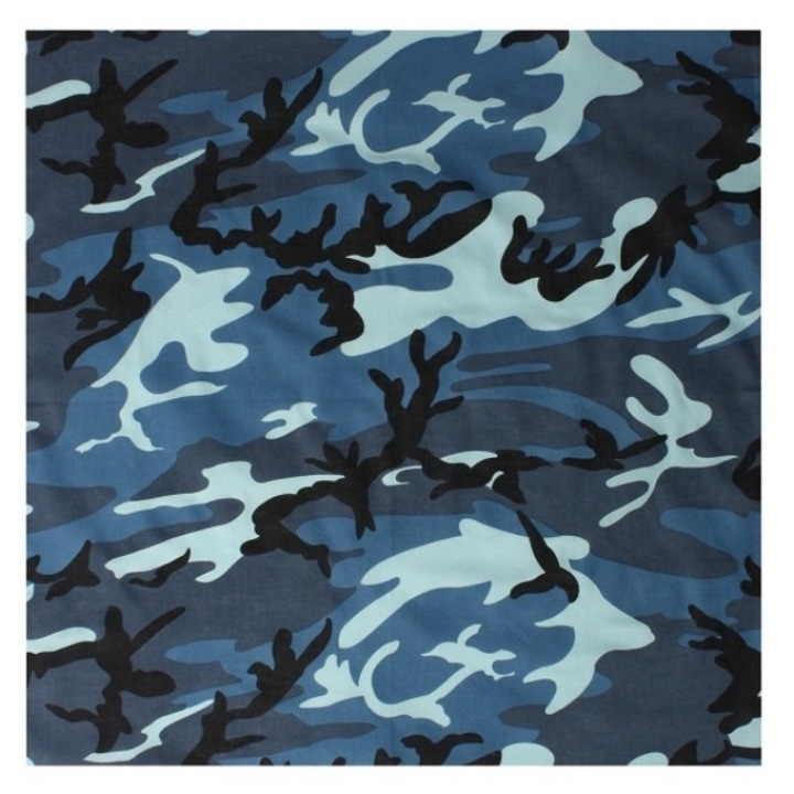 Бандана Trainman 56см/56см, Синьо с черно