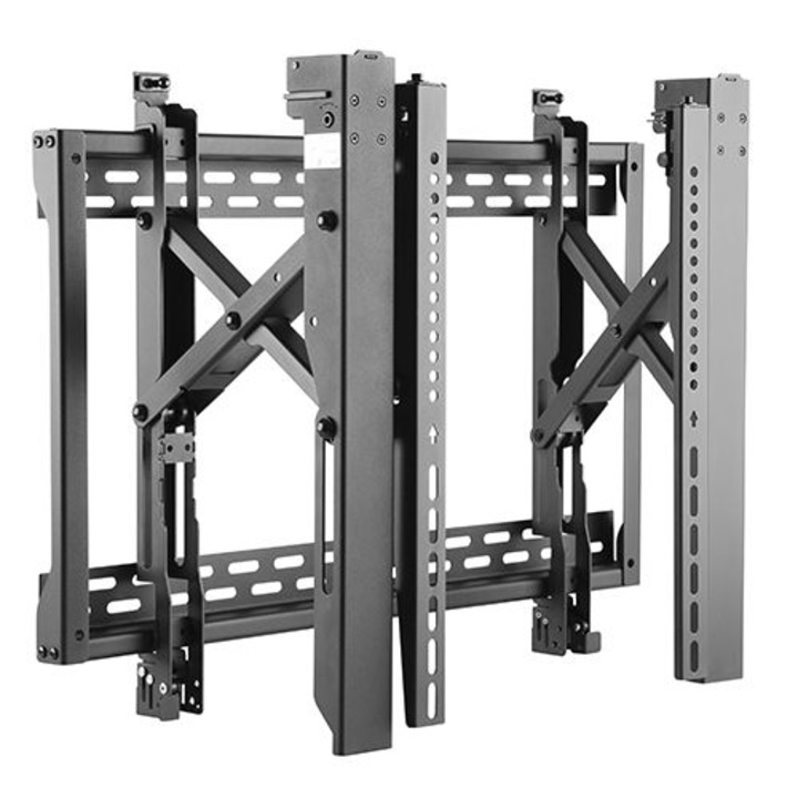 LCD изскачаща стойка за Blackmount VW600 Wall Videowall, 45 "-70" (114-177 см), с фини настройки, макс.70 кг