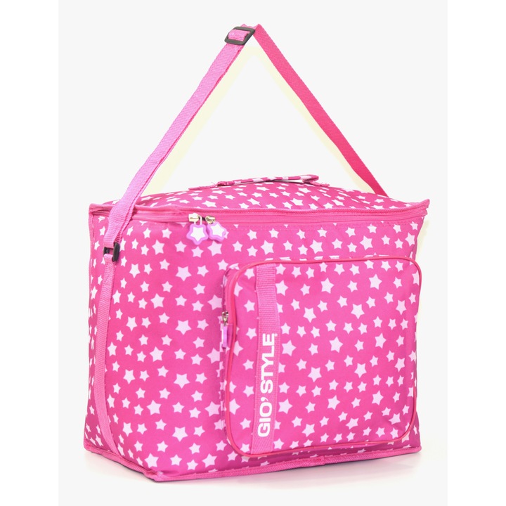Хладилна чанта Stars 20 литра розова