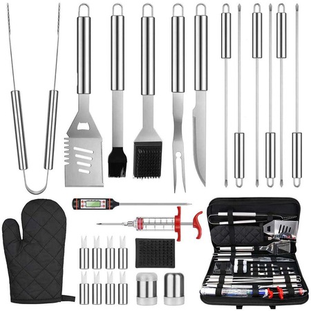 Set 23 ustensile gratar in geanta Timeless Tools