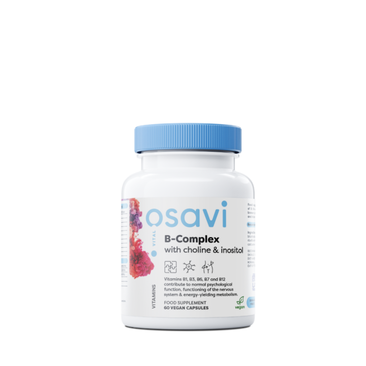 Osavi B-Complex cu Choline si Inositol, 60 Capsule