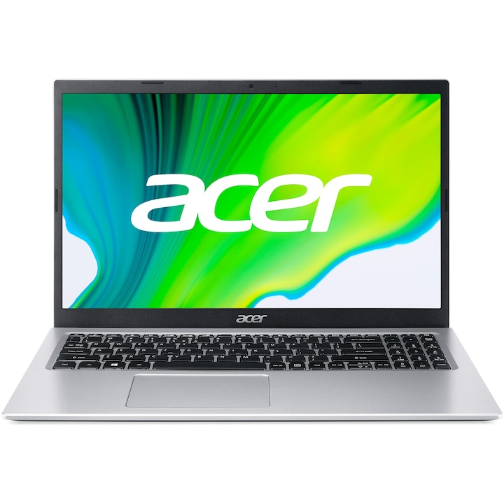 Acer Aspire 3 A315-35-C5TT 15.6" FullHD Laptop, Intel® Celeron® N4500 processzorral, 4GB, 128GB SSD, Intel UHD Graphics, Windows 11 Home, Magyar billentyűzet, Ezüst